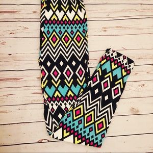 Multi Color print leggings